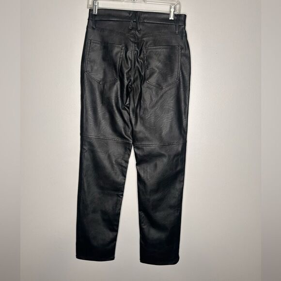 Good American Good Boy Faux Leather Pants NWT - Picture 7 of 7